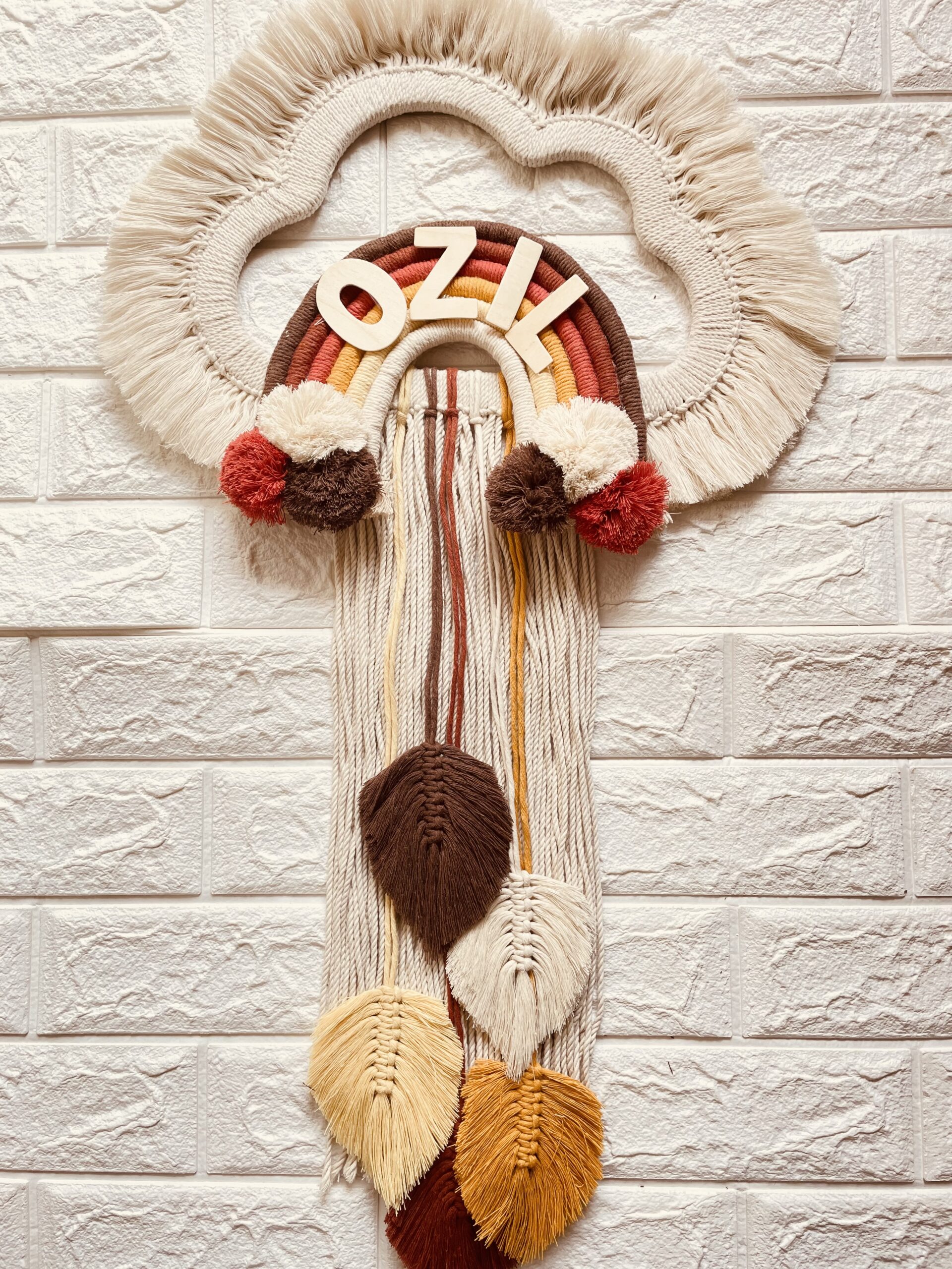 Cloud rainbow wall banging Scoop My Art