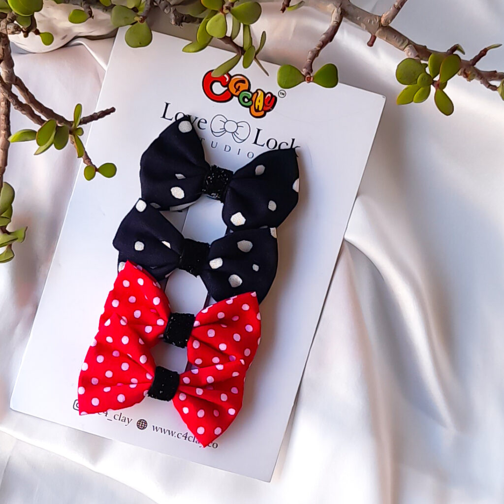 Black & Red Bow