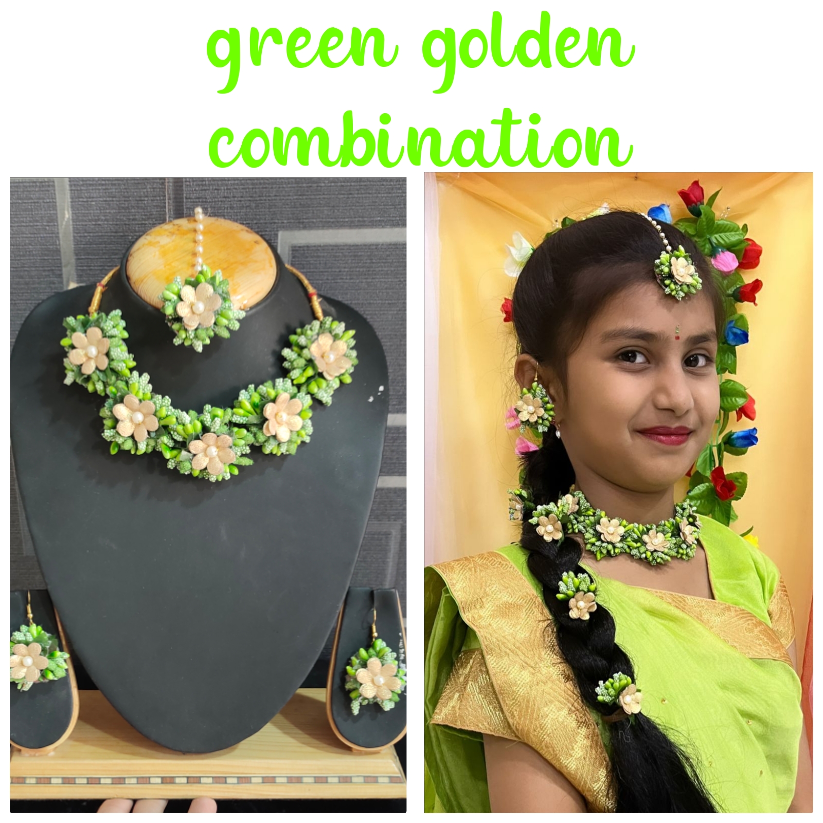 Flower jewellery set - Image 4