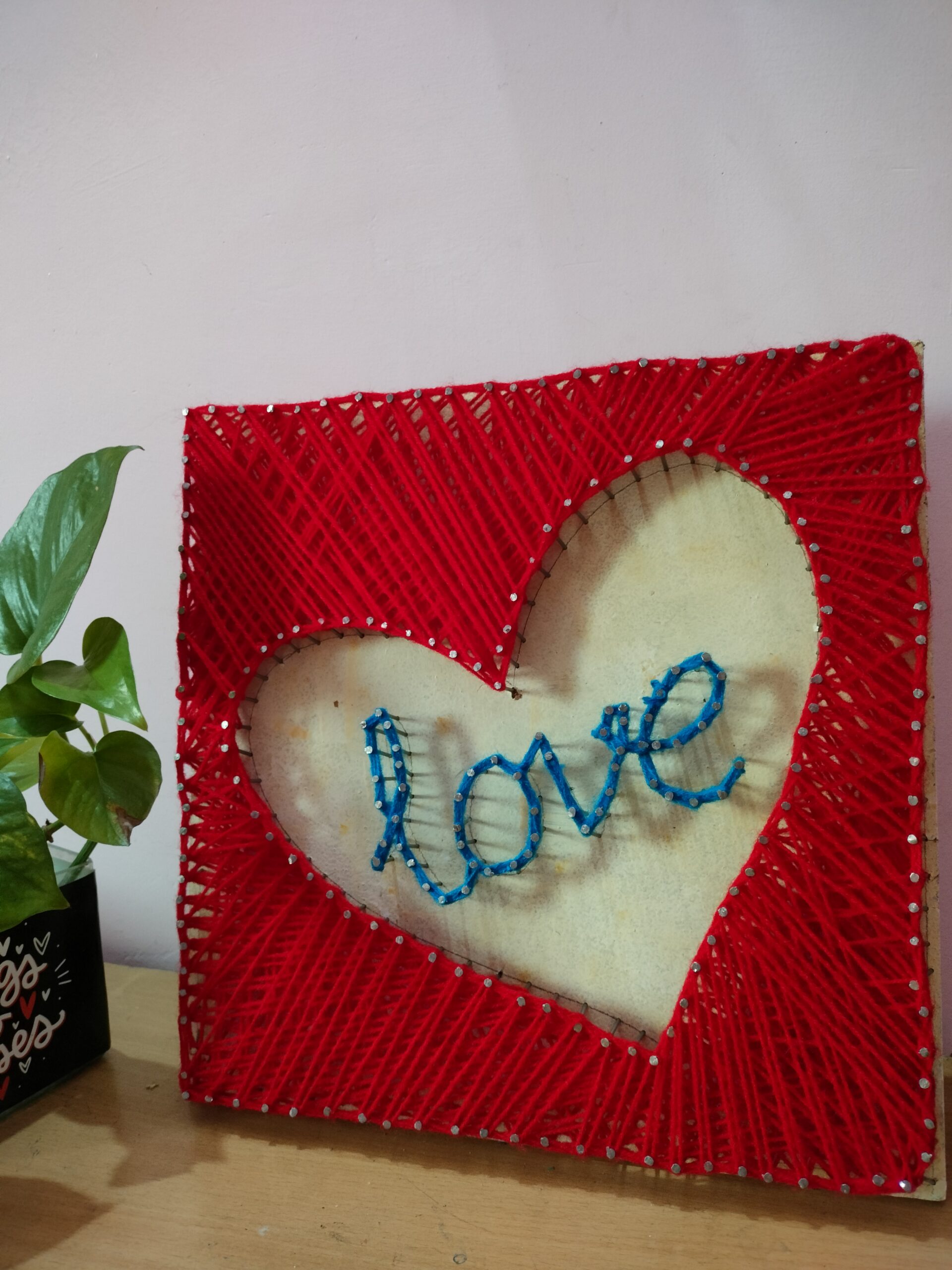 Love String Art Painting Scoop My Art