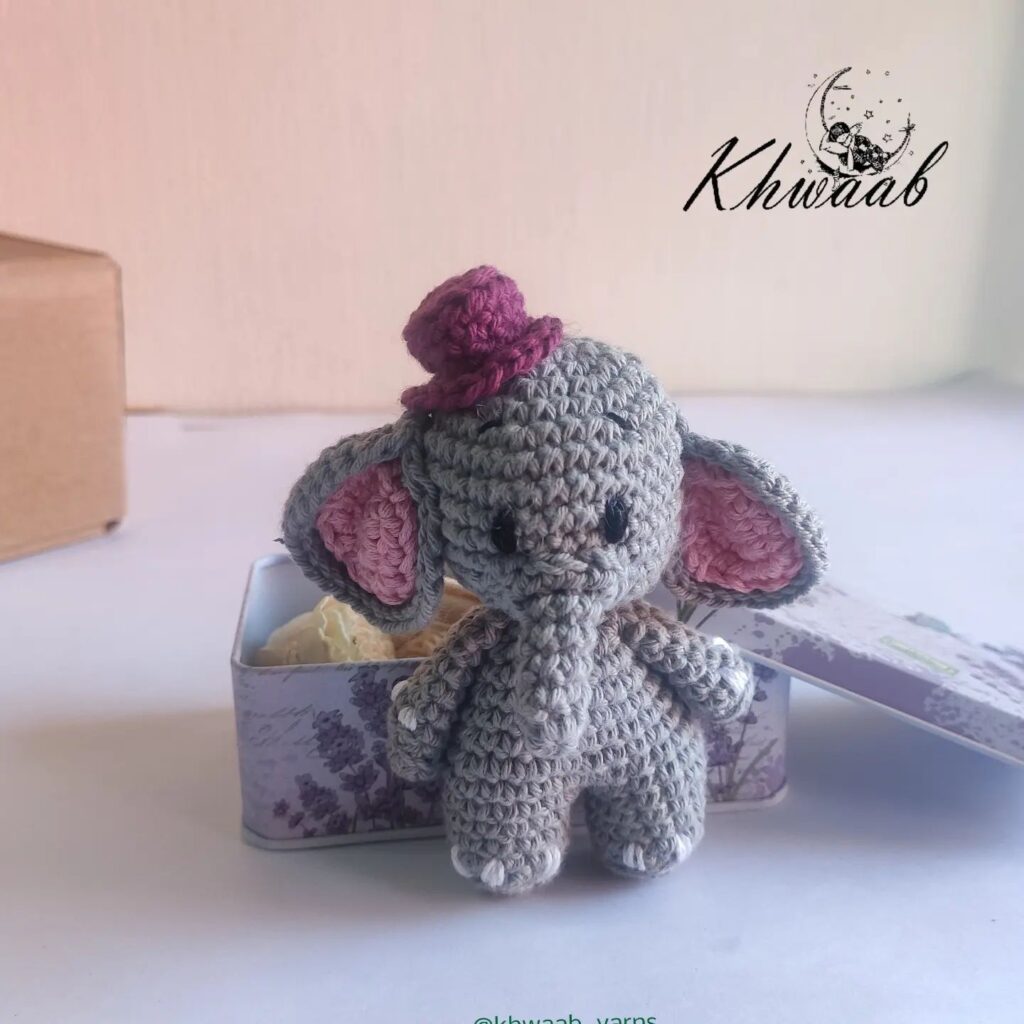 mini elephant can be used as keychain also