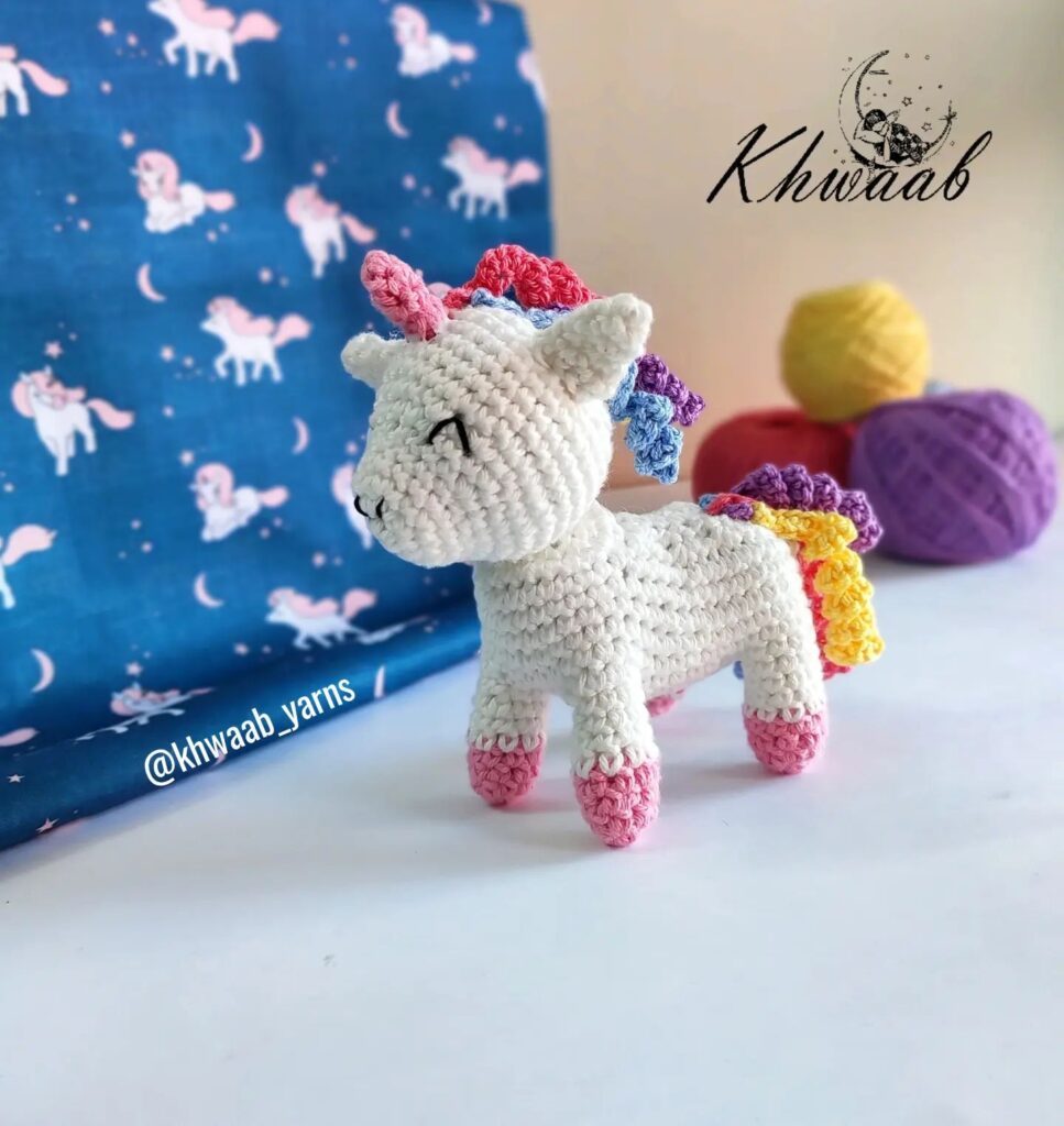 crochet baby unicorn for your kids