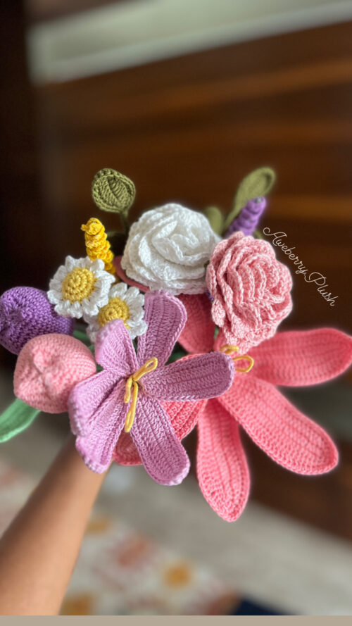 Crochet bouquet mix