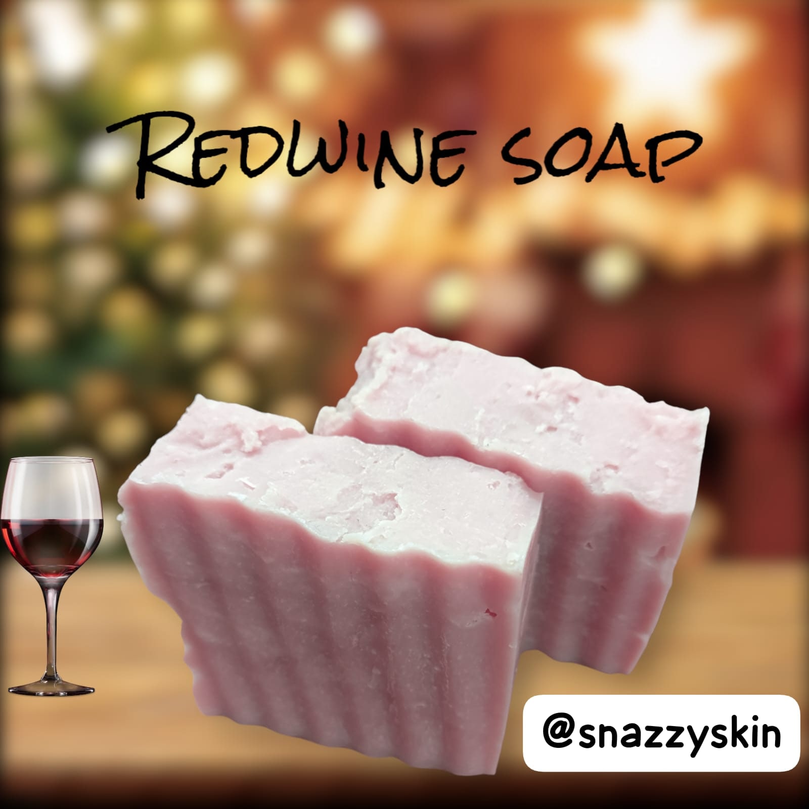 Rustic Redwine soap | Handmade Natural Soap | Luxurious and Nourishing Bar