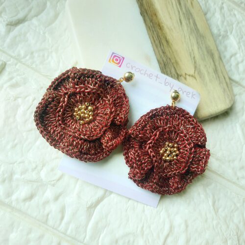 crochet,light weight , earrings