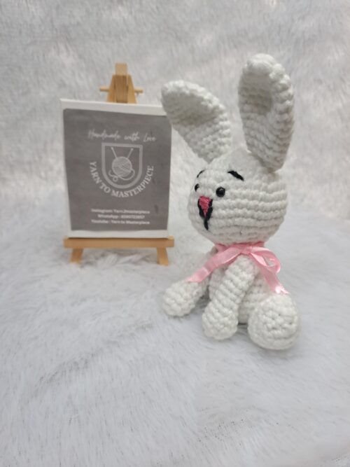 Crochet cute bunny amigurumi | Crochet Bunny Plushie | Crochet Rabbit soft toy - Image 3