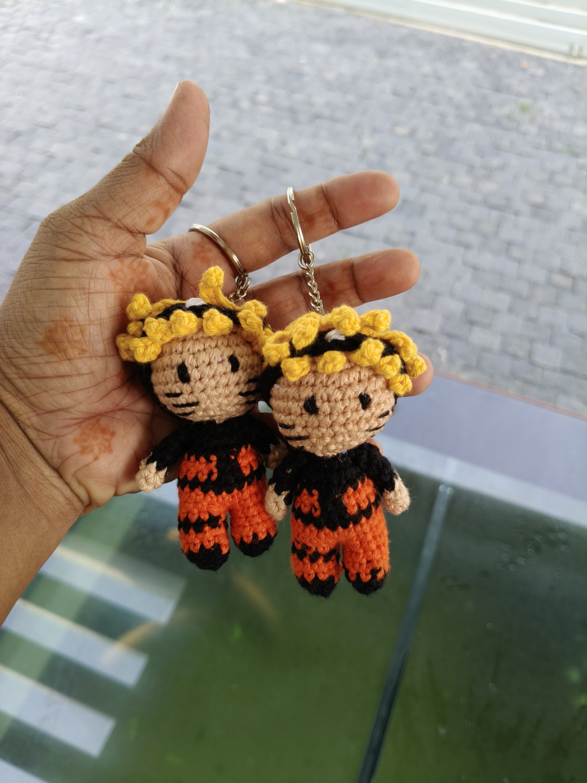 Naruto Uzumaki Toy | Handmade Crochet Keychain | Crochet Anime Doll