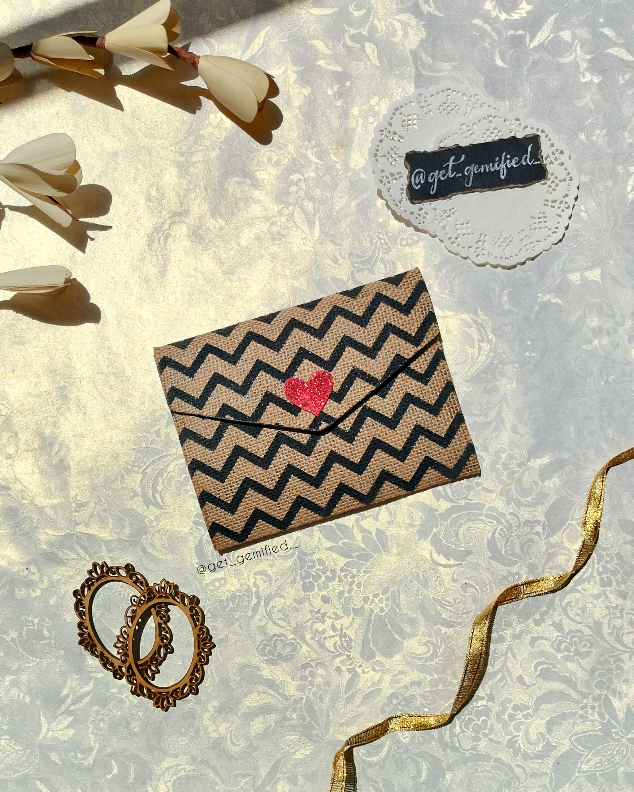 Jute Card| Envelope Card | Love Notes|Birthday & Anniversary Gifting