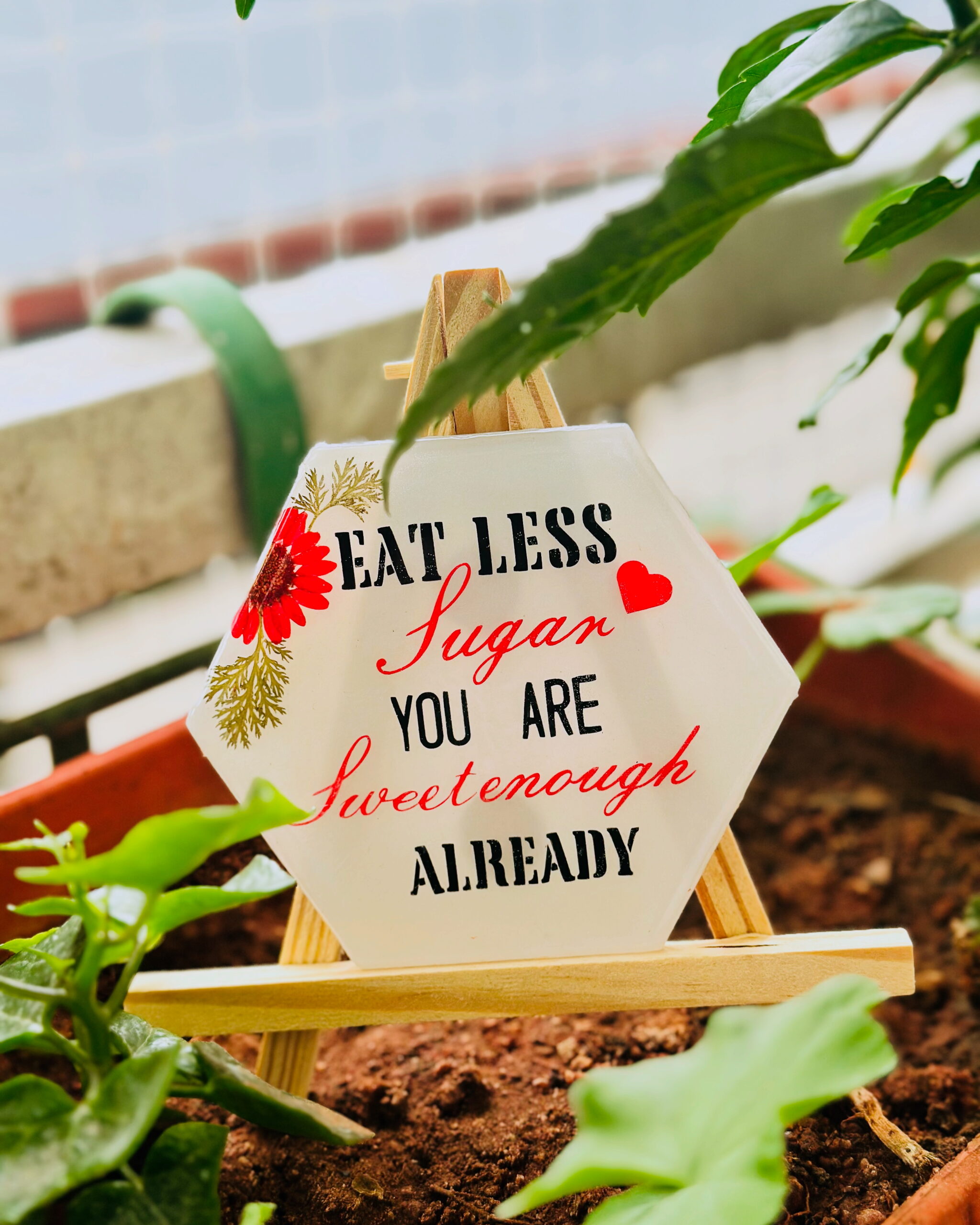 Custom Resin Fridge Magnet | Personalized Gift with Quote or Name | Decorative Magnet for Fridge or Gifting