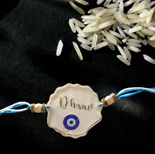Personalized name rakhi | Customized name rakhi | Name rakhi | Rakhi with name | Name rakhi | Handmade name rakhi | UniqueNameRakhi | SpecialNameRakhi | CustomNameRakhi | PersonalizedRakhiwithName | NameBasedRakhi | RakhiwithNames | WrittenNameRakhi | EngravedNameRakhi|PersonalizedNameRakhiForBrother| - Image 2