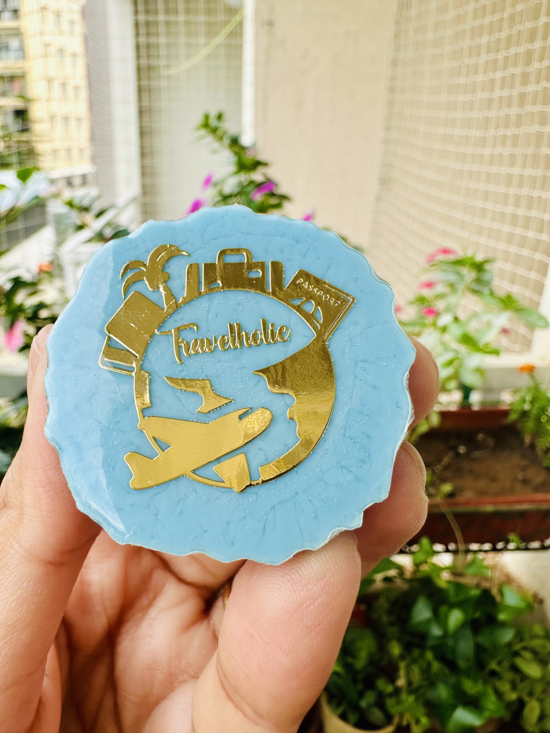 Custom Resin Fridge Magnet | Personalized Gift with Quote or Name | Decorative Magnet for Fridge or Gifting - Image 2