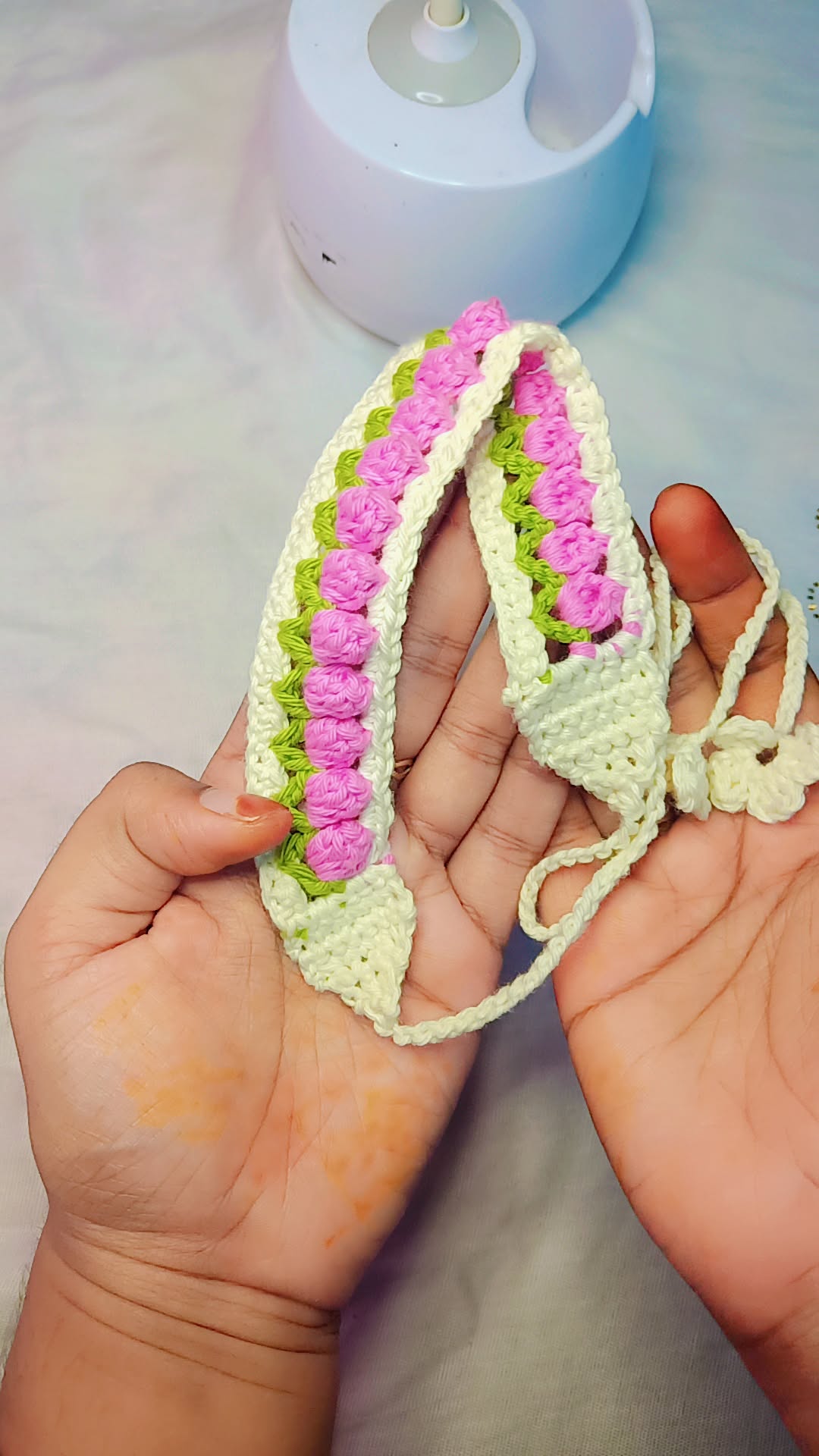 Crochet Tulip Hairband | Tulip Headband | Handmade Flower Crochet Headband