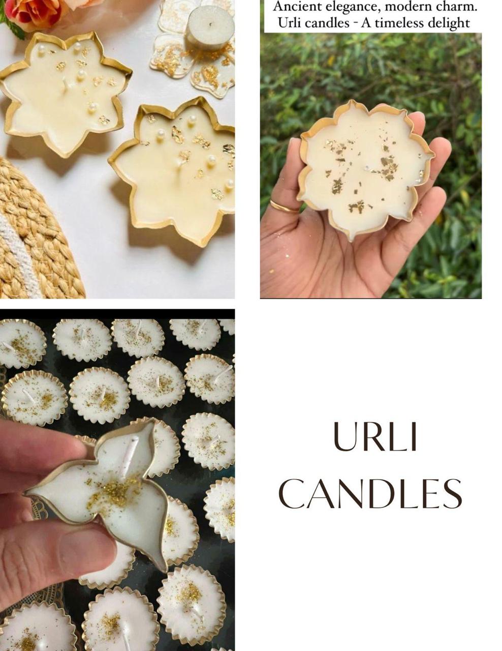 Urli flower candle