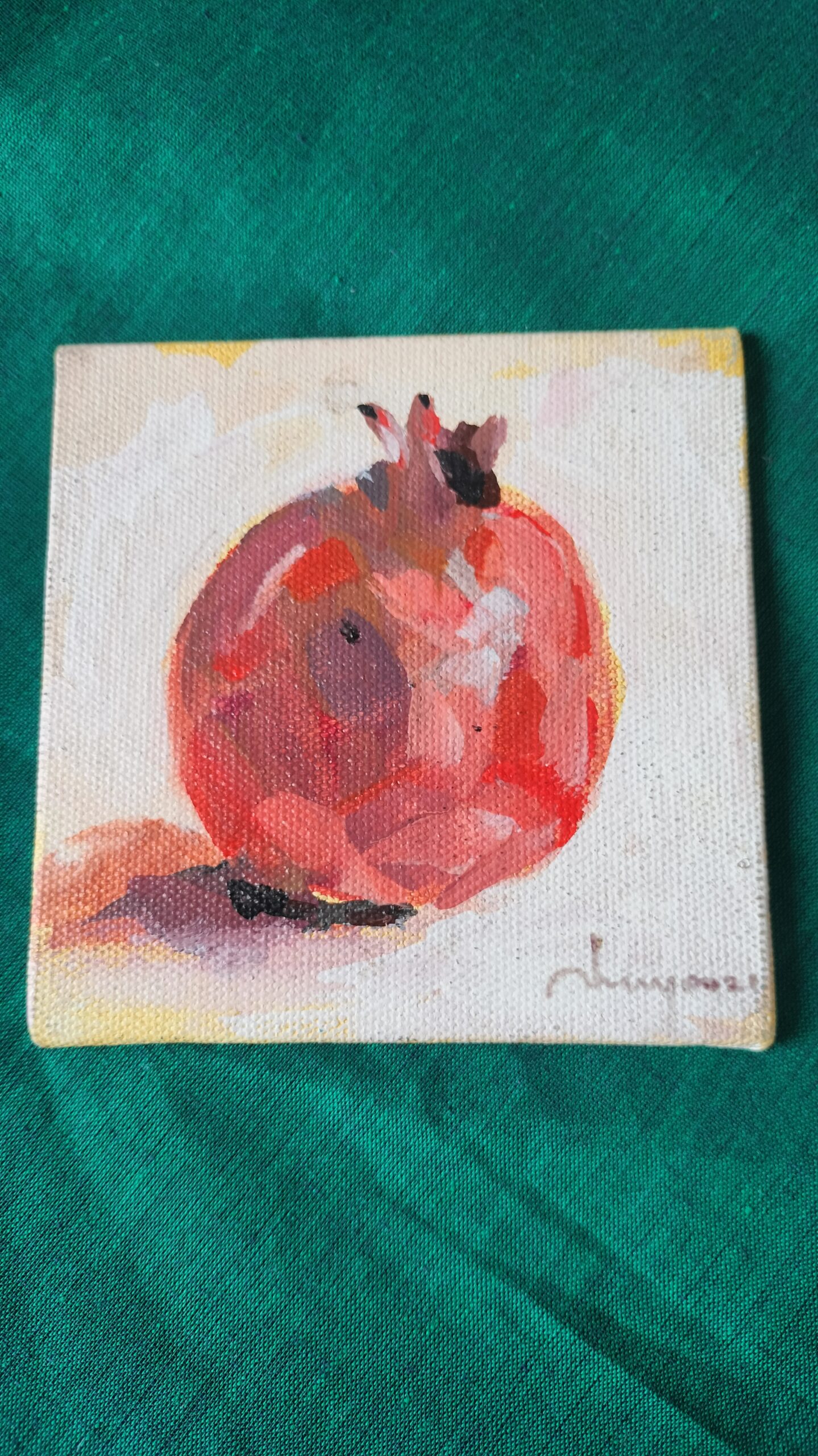Handmade painting frame of Pomegranate | Kitchen Decor | Dining Room Wall decor - Image 4
