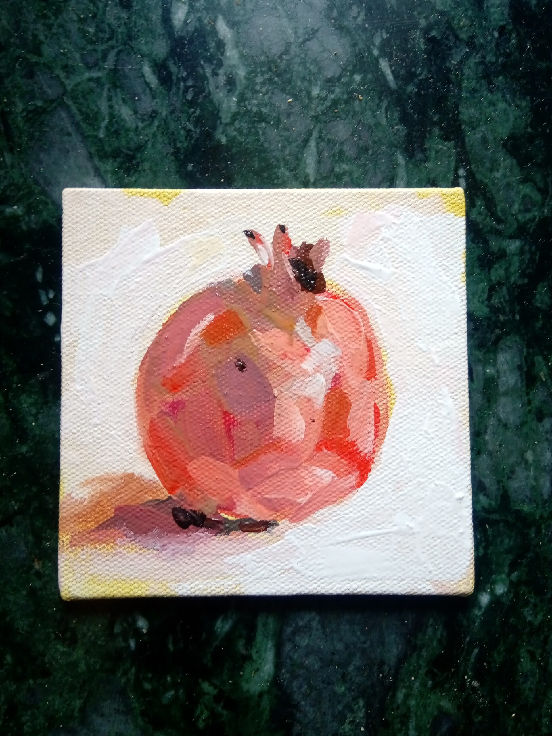 Handmade painting frame of Pomegranate | Kitchen Decor | Dining Room Wall decor