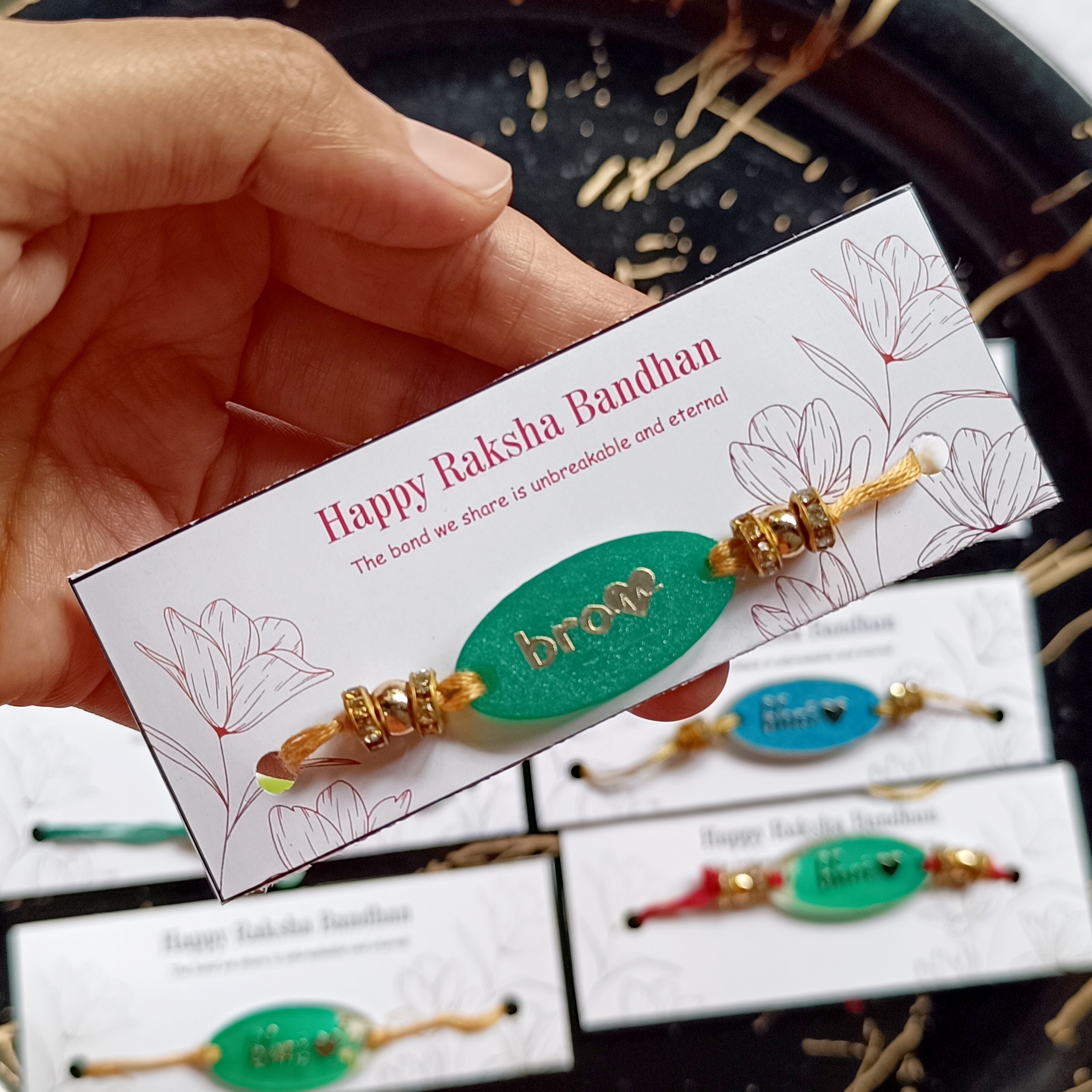 Set Of 4 Rakhi For Big Brother |Rakshabandhan - Image 4