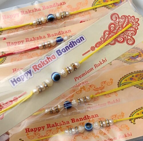 Evil Eyes rakhi l beads rakhi
