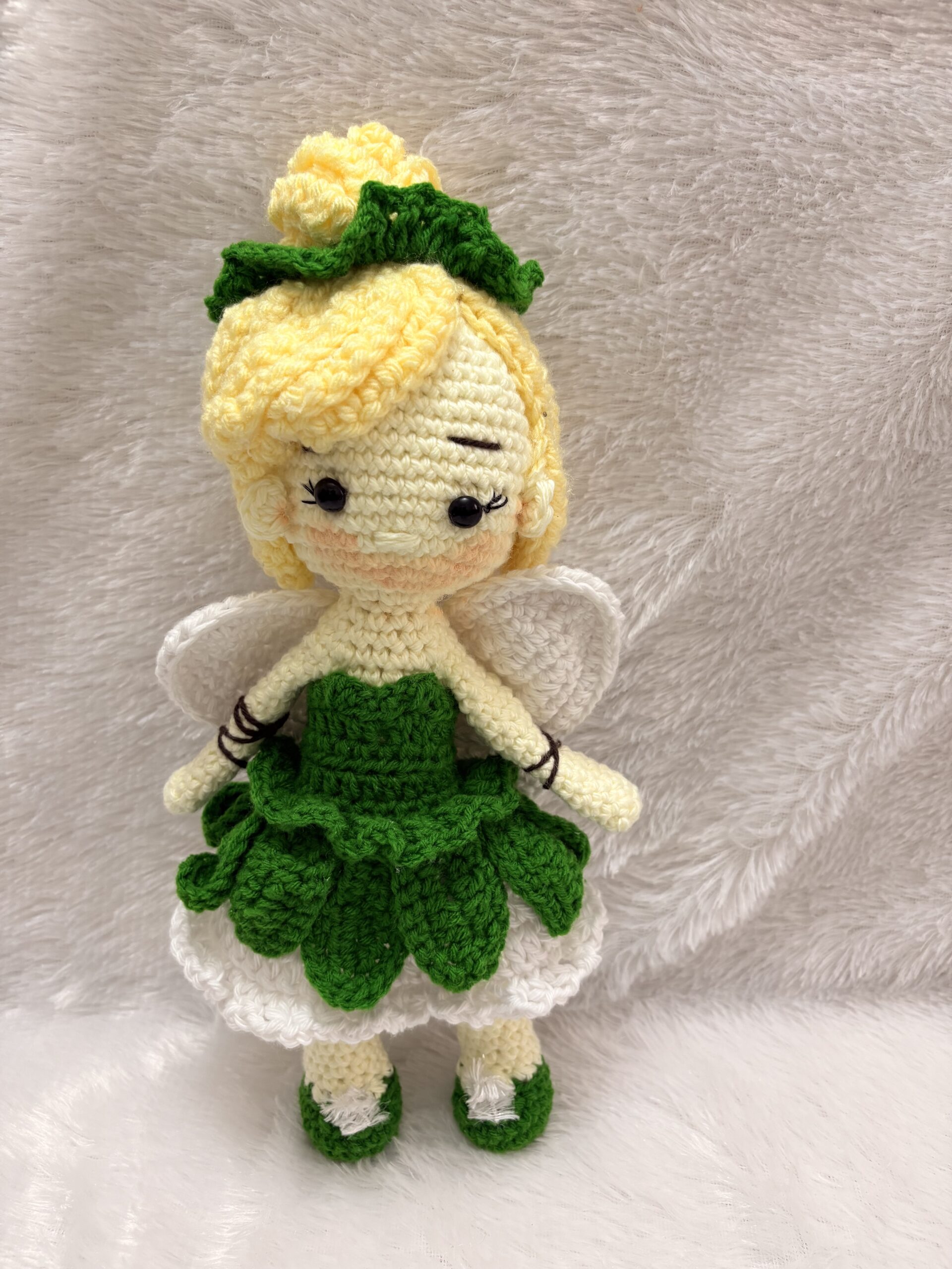 Crochet Tinkerbell Doll| Cuddle Doll | Handmade Doll