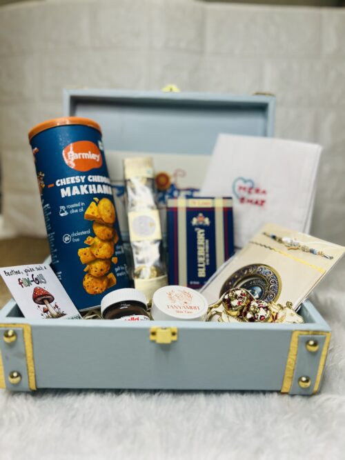 Premium leather trunk Raksha Bandhan Hamper for Brother | Sister | Bhaiya-bhabhi | Kids | Rakhi Gift Hamper | Love Rakhi Hamper | Rakhi Gift Box - Image 3