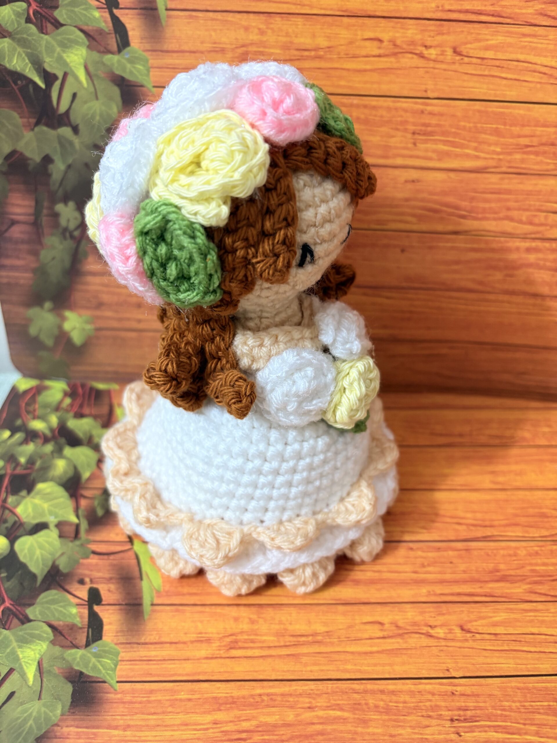 Crochet reversible doll bouquet/ unique gift ideas/ Everlasting bouquet with doll