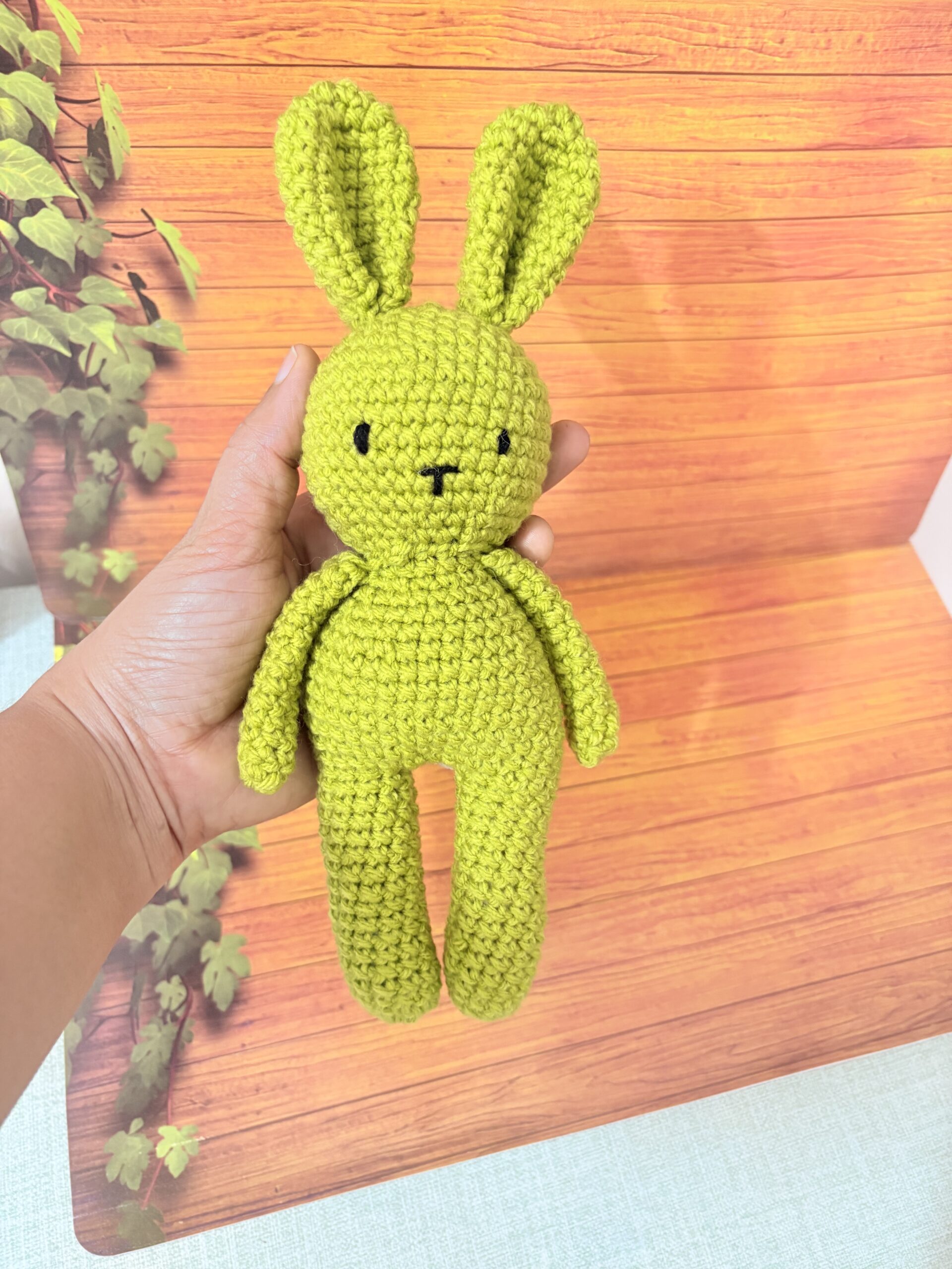 Crochet bunny with cute tail - Image 3