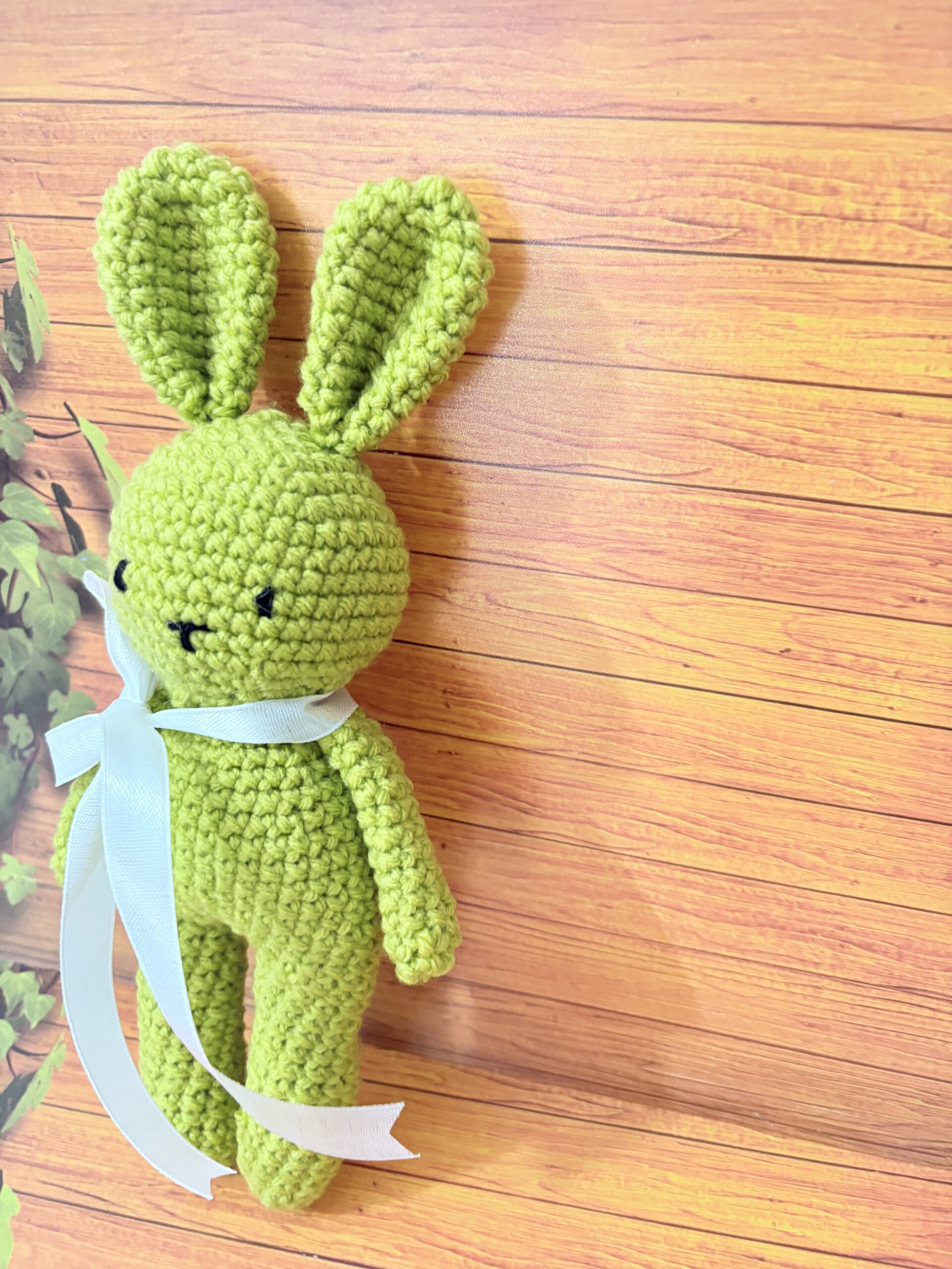 Crochet bunny with cute tail