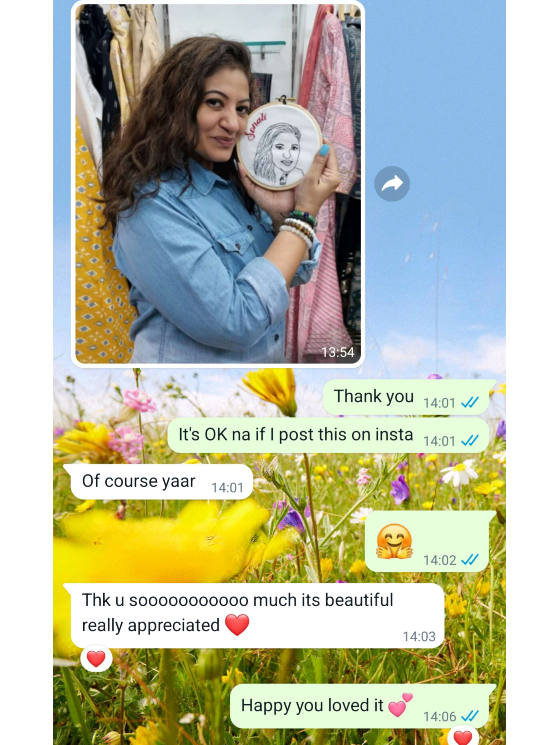 Outline embroidery portrait-hand embroidered/ hand embroidery/ wall decor/ wall frame/ personalized/ customized - Image 4