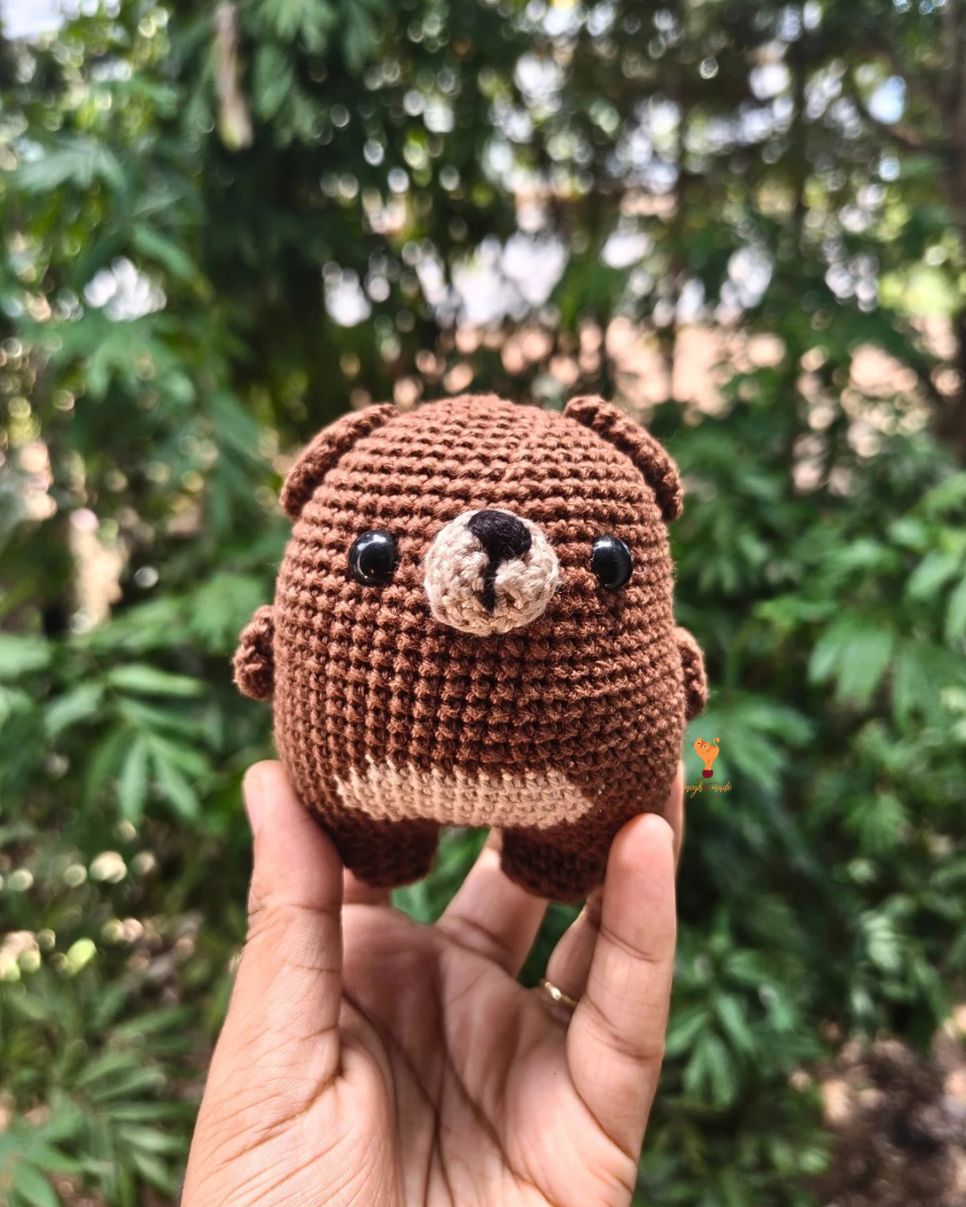 Crochet Brown Bear | Crochet Brown Teddy Bear | Amigurumi Brown Bear