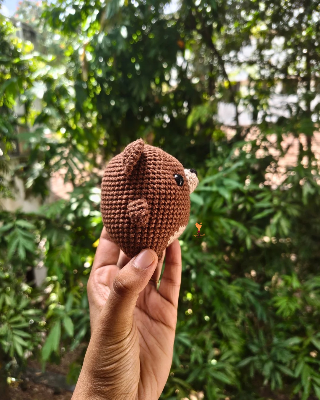 Crochet Brown Bear | Crochet Brown Teddy Bear | Amigurumi Brown Bear - Image 2