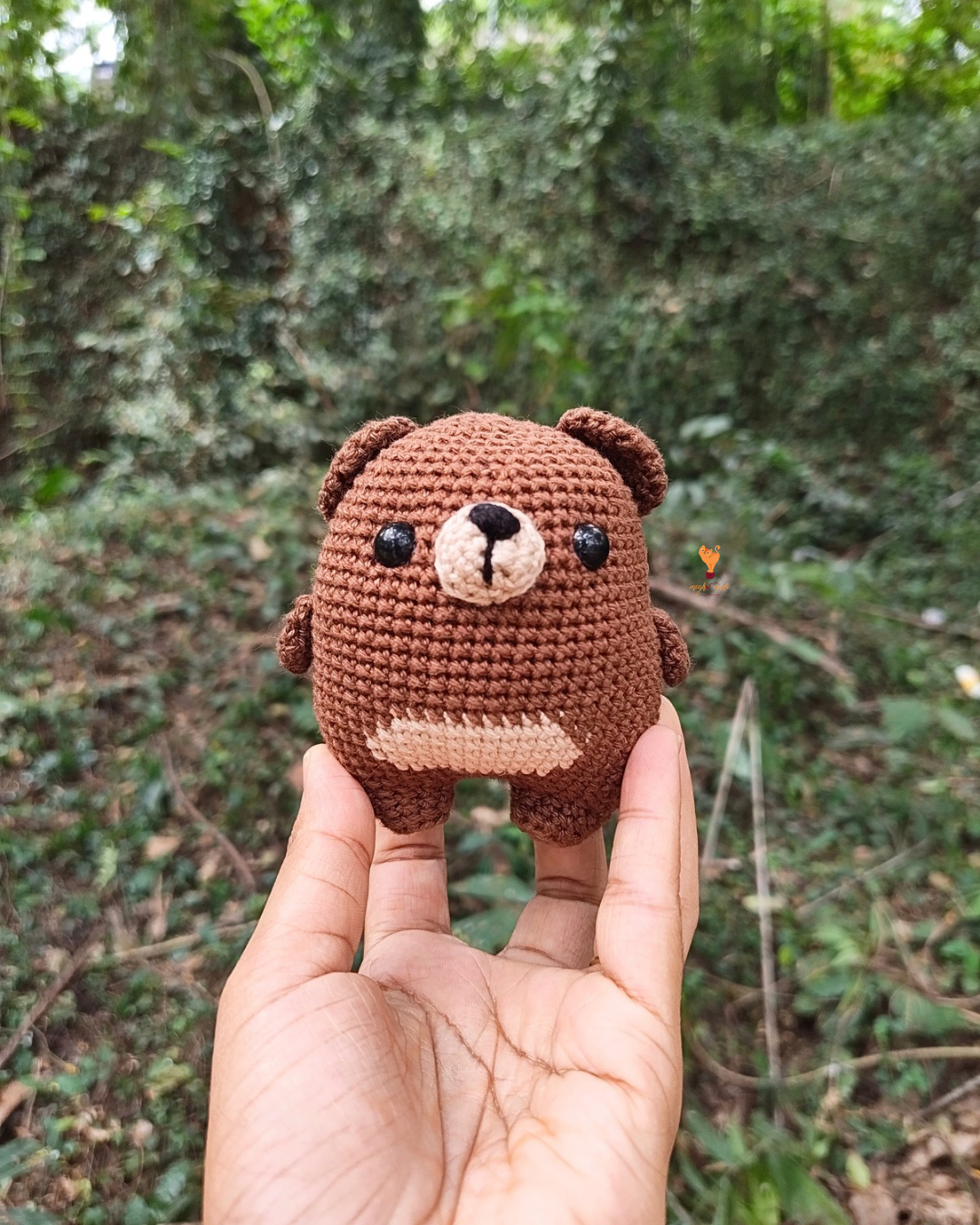 Crochet Brown Bear | Crochet Brown Teddy Bear | Amigurumi Brown Bear - Image 3