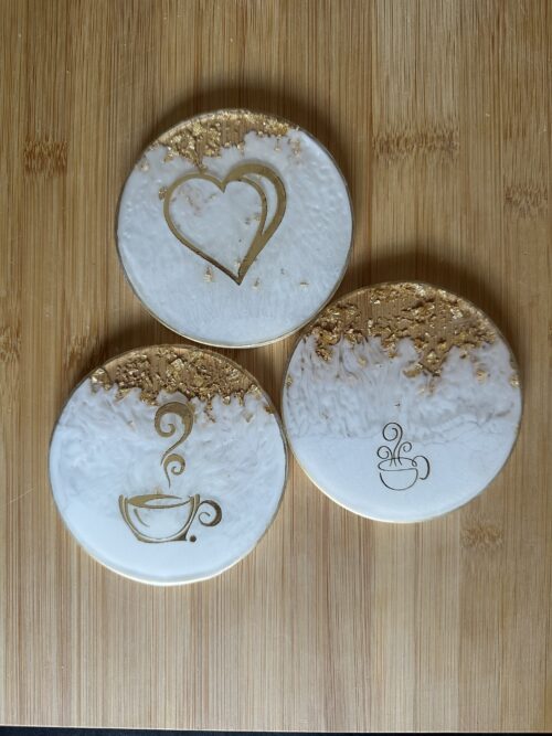 Resin Coaster – Custom Theme | Single or Set - Perfect for Dining Table Set | Housewarming Gift - Image 2