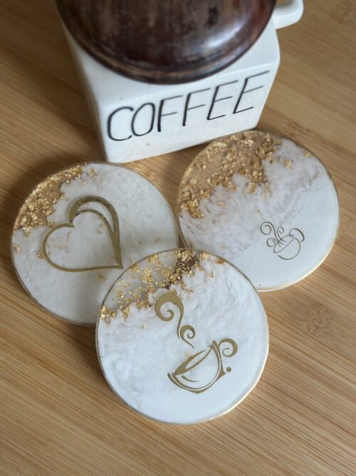 Resin Coaster – Custom Theme | Single or Set - Perfect for Dining Table Set | Housewarming Gift