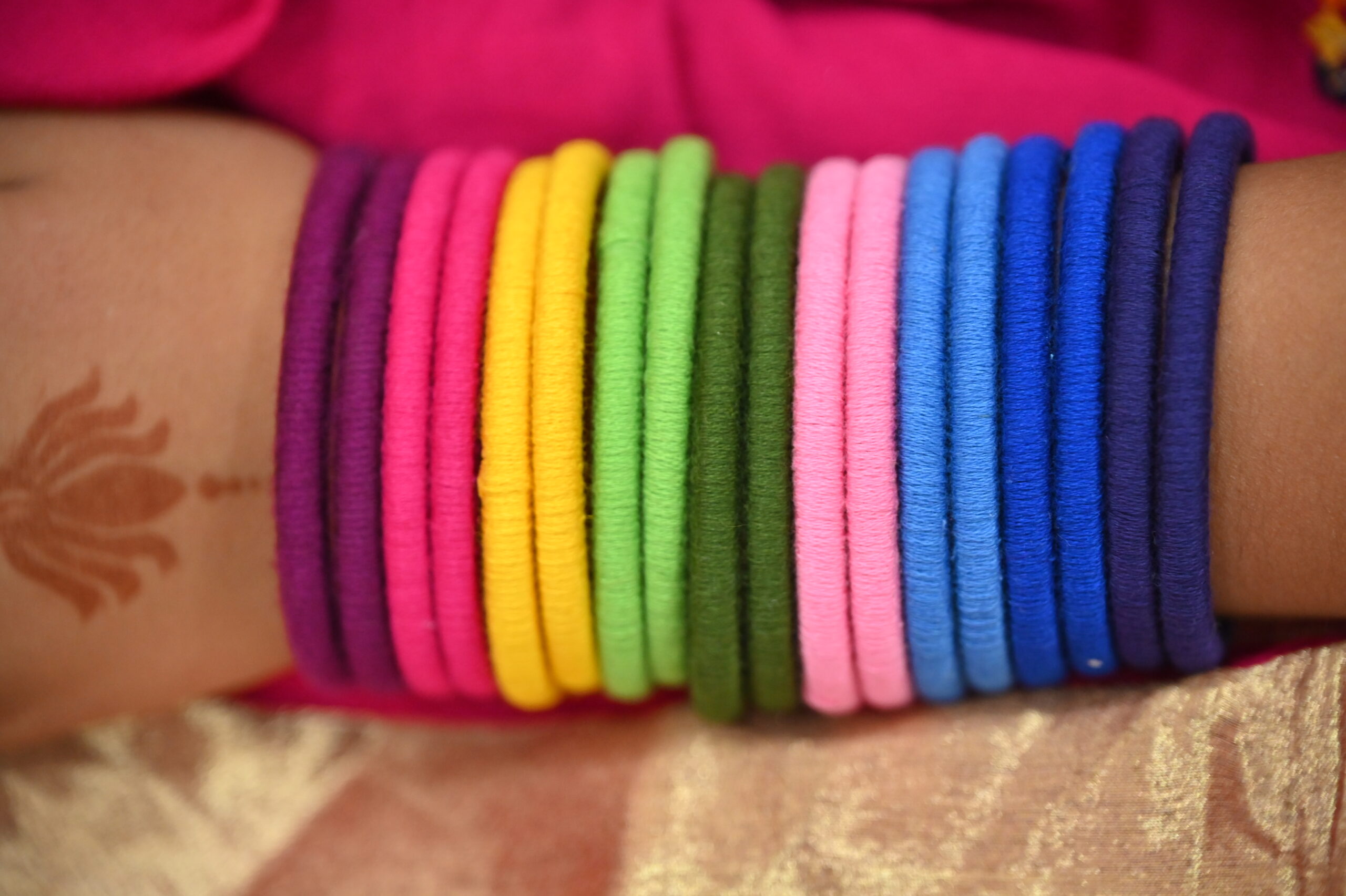 Handmade multicolor bangles for Women & Girls