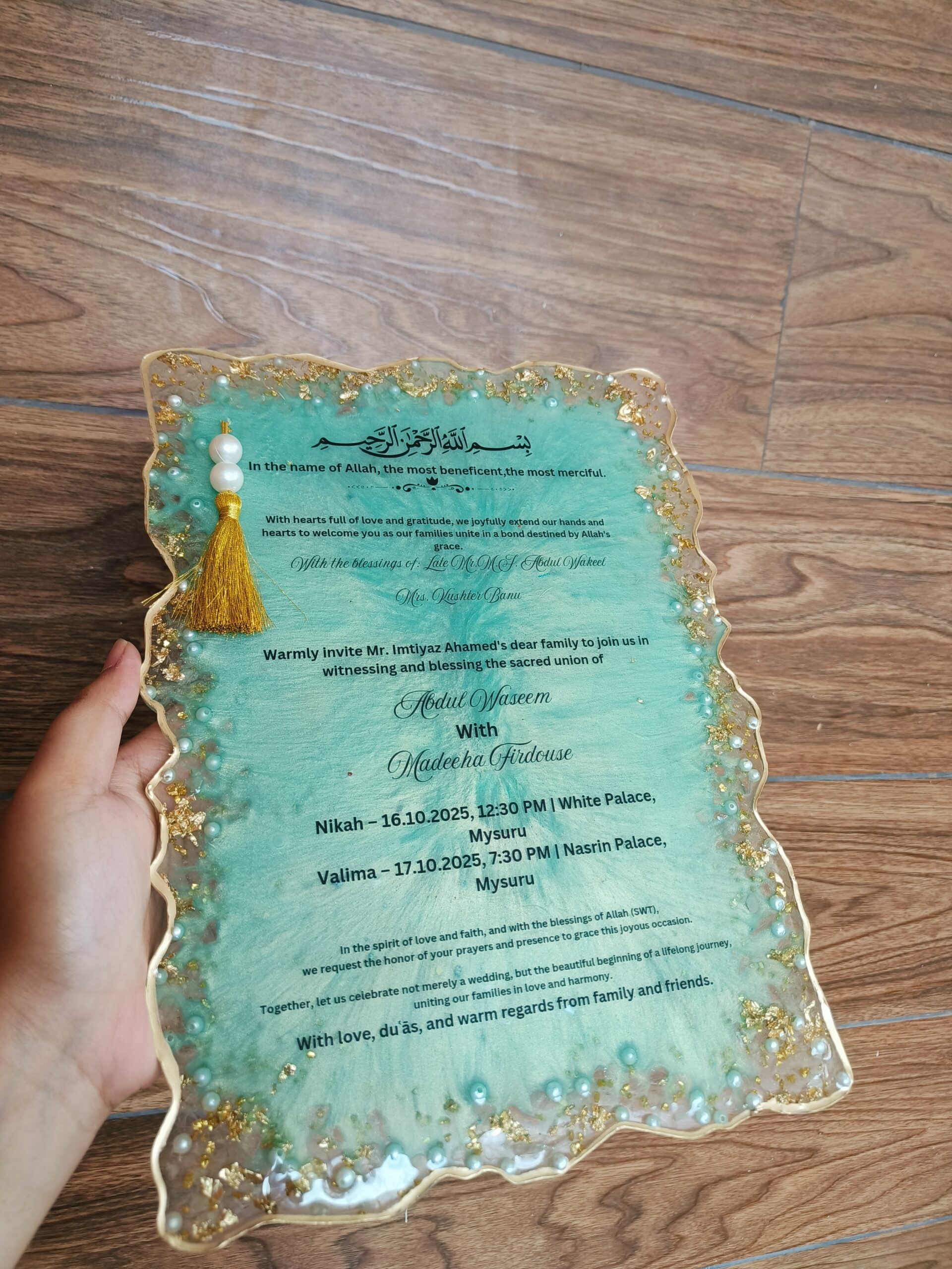 Wedding invitation