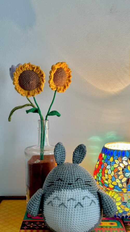 Crochet Smiling Totoro Plushie | Amigurumi Crochet Totoro | Plush Toy - Image 4