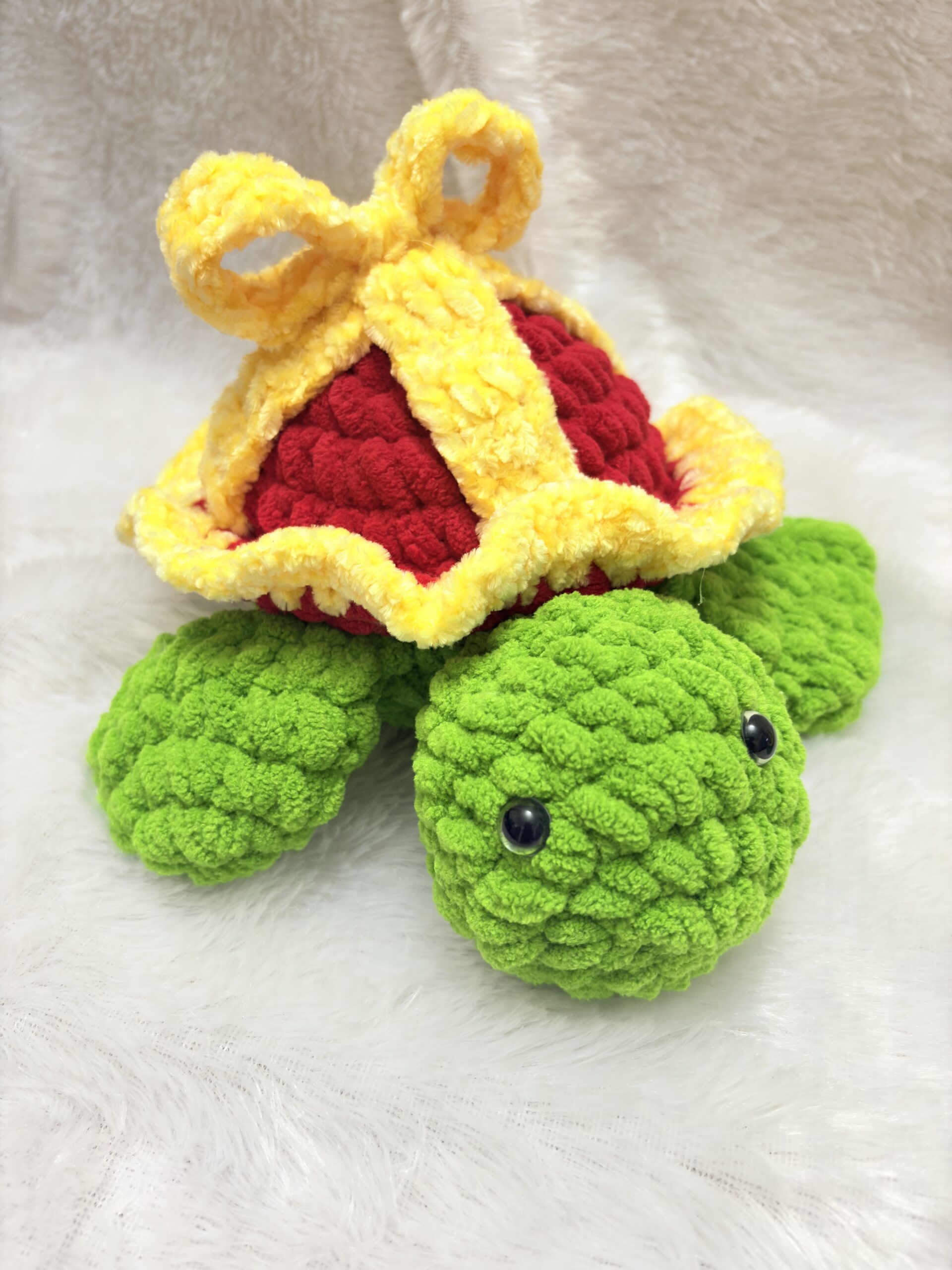 Crochet Christmas Turtle – Handmade, Festive & Adorable Soft Toy for Kids - Image 2